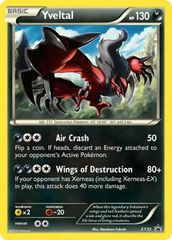 XY Black Star Promos Yveltal Pokémon card